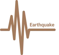 Introduction to seismology icon - Earthquake and wave illustration
