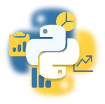 Matplotlib visualization icon - Graph representation